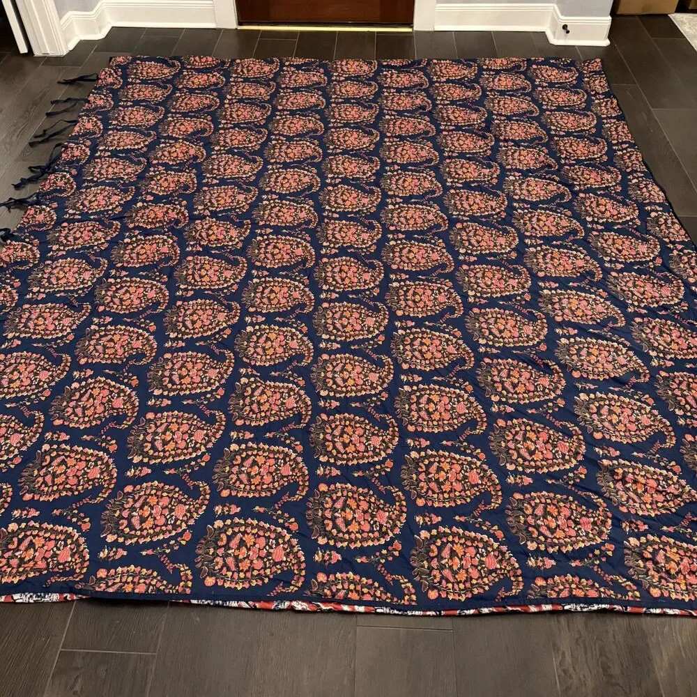 KING duvet cover Lauren Ralph Lauren Home Tessa Floral Red Blue Preppy Americana